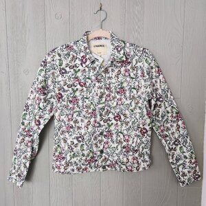 L'Agence Celine Slim Femme Floral Jacket Small, NWT